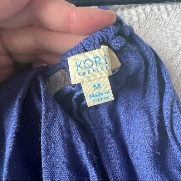 Kori | Blue Raindrop Tank Top - Picture 4 of 7